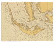 Sanibel Island 1928 - Florida 80,000 Scale Custom Chart