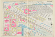 Cambridge Ward 1 B&M Yard Plate 11, 1930 - Old Street Map Reprint -Cambridge 1930 Atlas