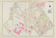 Cambridge Ward 7 Harvard Plate 19, 1930 - Old Street Map Reprint -Cambridge 1930 Atlas