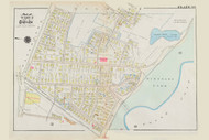 Cambridge Ward 9 Cushing Street Plate 33, 1930 - Old Street Map Reprint -Cambridge 1930 Atlas