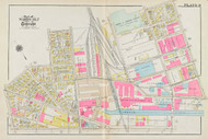 Cambridge Wards 1 & 2 Plate 9, 1930 - Old Street Map Reprint -Cambridge 1930 Atlas