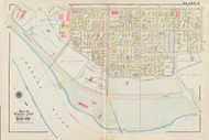 Cambridge Wards 5 & 6 Memorial Drive Plate 4, 1930 - Old Street Map Reprint -Cambridge 1930 Atlas