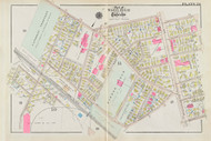 Cambridge Wards 10 & 11 Rindge Field Plate 28, 1930 - Old Street Map Reprint -Cambridge 1930 Atlas