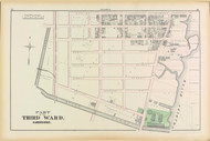 Cambridge Ward 3 Plate P, 1873 - Old Street Map Reprint -Cambridge 1873 Atlas