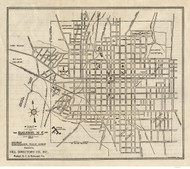 Raleigh 1914  - Old Map Reprint - North Carolina  Cities