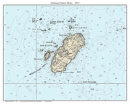 Monhegan Island 2014 - Maine Harbors Custom Chart