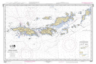 Virgin Gorda to St Thomas 2011 - Virgin Islands Harbors Custom Chart