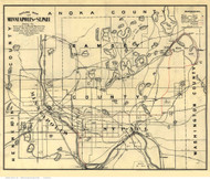 Minneapolis St Paul 1897 Blodgett & Moore - Old Map Reprint - Minnesota/Cities