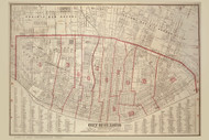 St. Louis 1870 Hutawa - Old Map Reprint - Missouri Cities