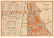 Chicago Columbian Exposition (Index) 1893 Rand, McNally  - Old Map Reprint -  Illinois Cities