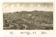 Bethel, Vermont 1886 Bird's Eye View