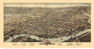 Wilmington, Delaware 1874 Bird's Eye View