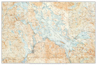 Lake Winnipesaukee & Environs 1928 - Custom USGS Old Topo Map - New Hampshire