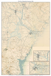 NH Seacoast 1894 - Custom USGS Old Topo Map - New Hampshire