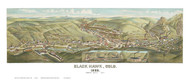 Black Hawk, Colorado 1882 Bird's Eye View - DVL