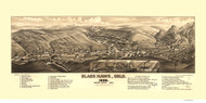 Black Hawk, Colorado 1882 Bird's Eye View - LC