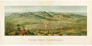 Colorado Springs, Colorado 1890 Bird's Eye View - LC