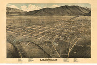Leadville, Colorado 1879 Bird's Eye View - LC