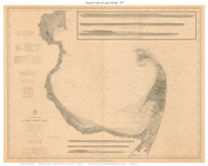Cape Cod Bay, Massachusetts 1877 - New England 80,000 Scale Custom Chart