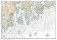 Penobscot Bay & Mount Desert Island, Maine 2014 - New England 80,000 Scale Custom Chart
