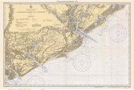 Charleston Harbor Approaches 1934 - South Carolina 80,000 Scale Custom Chart