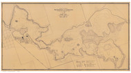 Sylvan Lake Indiana 1925 - Old Map Reprint