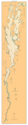 Lake Champlain Custom - 1920 Nautical Chart