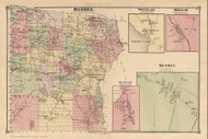 Bethel, New York 1875 - Old Town Map Reprint - Sullivan Co. Atlas