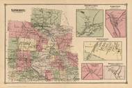 Liberty, New York 1875 - Old Town Map Reprint - Sullivan Co. Atlas