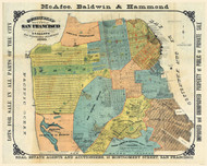 San Francisco 1890 Langley - Old Map Reprint - California Cities
