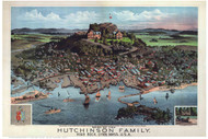 Lynn, Massachusetts 1881 Bird's Eye View - Old Map Reprint