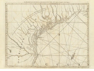 West Indies 1788 - Louisiana Coastline Kingdom of Leon (Mexico, Texas) C-02