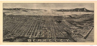 Berkeley, California 1909 Bird's Eye View