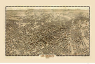 Los Angeles, California 1909b Bird's Eye View