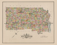 Plumstead, Pennsylvania 1891 - Old Map Reprint - Bucks County