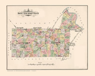 Southampton, Pennsylvania 1891 - Old Map Reprint - Bucks County