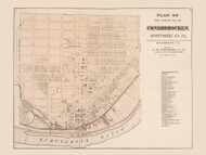Plan of the Borough of Conshohocken, Pennsylvania 1871 - Old Map Reprint - Montgomery County