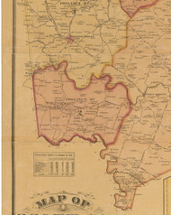 Precinct 2, White Sulpher - Scott County, Kentucky 1879 Old Town Map Custom Print - Scott Co.