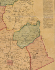Precinct 7, Oxford - Scott County, Kentucky 1879 Old Town Map Custom Print - Scott Co.