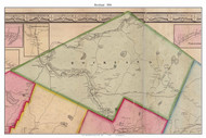 Rockland, New York 1856 Old Town Map Custom Print - Sullivan Co.