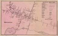 Monticello, New York 1856 Old Town Map Custom Print - Sullivan Co.