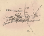 Charlotteville, New York 1856 Old Town Map Custom Print - Schoharie Co.