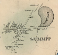 Summit Village, New York 1856 Old Town Map Custom Print - Schoharie Co.