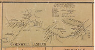 Cornwall Landing, New York 1859 Old Town Map Custom Print with Homeowner Names - Orange Co.