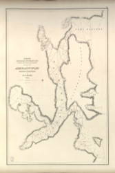 Admiralty Inlet - Ports Orchard & Madison, 1841 Exploring Atlas - Pacific Coast - USA Regional