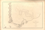Hawaii - Waiakea Harbor, 1840 Exploring Atlas - Pacific Coast - USA Regional