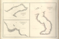 Juan de Fuca - Port Discovery, 1841 Exploring Atlas - Pacific Coast - USA Regional