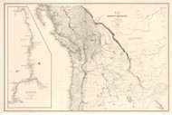Oregon Territory, 1841 Exploring Atlas - Pacific Coast - USA Regional