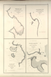 Puget Sound - Elliottt Bay, 1841 Exploring Atlas - Pacific Coast - USA Regional