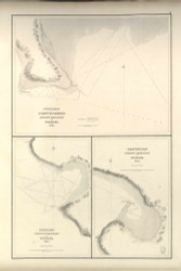 Puget Sound - Port Roberts, Birch Bay & Drayton's Bay, 1841 Exploring Atlas - Pacific Coast - USA Regional